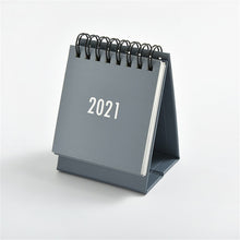 Lade das Bild in den Galerie-Viewer, 2021 einfache Schwarz-Weiß-Grau-Serie Desktop-Kalender Jahresplan Agenda

