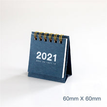 Lade das Bild in den Galerie-Viewer, 2021 einfache Schwarz-Weiß-Grau-Serie Desktop-Kalender Jahresplan Agenda
