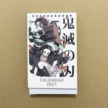 Lade das Bild in den Galerie-Viewer, Japanischer süßer Anime Kimetsu No Yaiba 2021 Neujahrskalender
