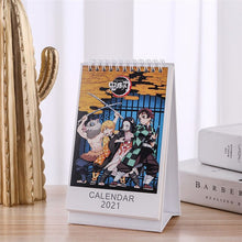Lade das Bild in den Galerie-Viewer, Anime Demon Slayer Kimetsus Yaiba 2021 Neujahrs-Desktop-Kalender
