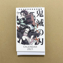 Lade das Bild in den Galerie-Viewer, Anime Demon Slayer Kimetsus Yaiba 2021 Neujahrs-Desktop-Kalender
