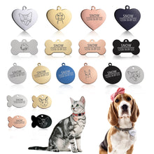 Lade das Bild in den Galerie-Viewer, 1 kostenlose Gravur von Katzen- und Hundekennzeichen
