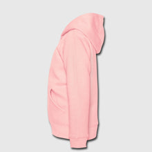 Lade das Bild in den Galerie-Viewer, Kinder Premium Kapuzenpulli mit Reißverschluss Zip Hoodie selbst gestalten und bedrucken
