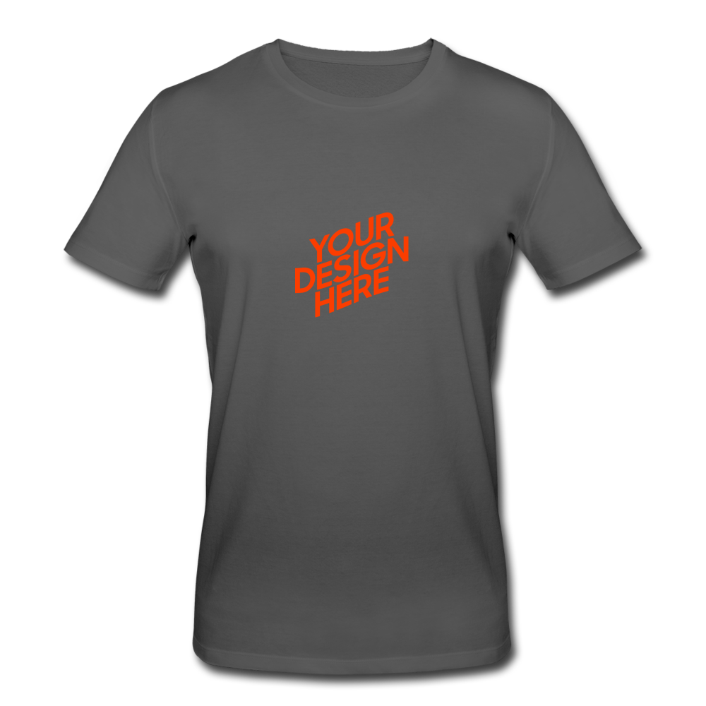 Bio-T-Shirt von Stanley & Stella Herren/Männer selbst gestalten und bedrucken - Anthrazit