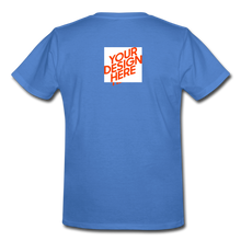 Lade das Bild in den Galerie-Viewer, Workwear T-Shirt Arbeitskleidung T-Shirt Herren/Männer selbst gestalten und bedrucken - Blau
