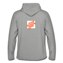Lade das Bild in den Galerie-Viewer, Light Sweatshirt Hoodie Herren/Männer selbst gestalten und bedrucken - Grau meliert
