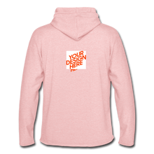 Lade das Bild in den Galerie-Viewer, Light Sweatshirt Hoodie Herren/Männer selbst gestalten und bedrucken - Rosa-Creme meliert
