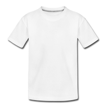 Lade das Bild in den Galerie-Viewer, Teenager Premium Bio T-Shirt selbst gestalten und bedrucken - Weiß
