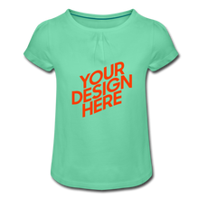 Lade das Bild in den Galerie-Viewer, T-Shirt with Ruffles selbst gestalten und bedrucken - Mintgrün
