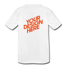 Lade das Bild in den Galerie-Viewer, Jungen Premium T-Shirt selbst gestalten und bedrucken - Weiß
