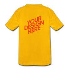Lade das Bild in den Galerie-Viewer, Jungen Premium T-Shirt selbst gestalten und bedrucken - Sonnengelb
