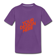 Lade das Bild in den Galerie-Viewer, Jungen Premium T-Shirt selbst gestalten und bedrucken - Lila
