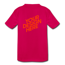 Lade das Bild in den Galerie-Viewer, Jungen Premium T-Shirt selbst gestalten und bedrucken - dunkles Pink
