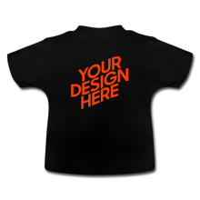 Lade das Bild in den Galerie-Viewer, Baby T-Shirt selbst gestalten und bedrucken - Schwarz
