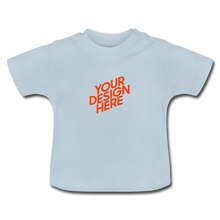 Lade das Bild in den Galerie-Viewer, Baby T-Shirt selbst gestalten und bedrucken - Hellblau
