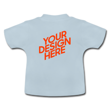 Lade das Bild in den Galerie-Viewer, Baby T-Shirt selbst gestalten und bedrucken - Hellblau
