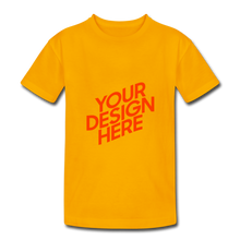 Lade das Bild in den Galerie-Viewer, Kids’ Heavy Cotton T-Shirt selbst gestalten und bedrucken - Gold

