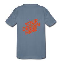 Lade das Bild in den Galerie-Viewer, Kids’ Heavy Cotton T-Shirt selbst gestalten und bedrucken - Blaugrau
