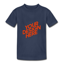 Lade das Bild in den Galerie-Viewer, Kids’ Heavy Cotton T-Shirt selbst gestalten und bedrucken - Navy

