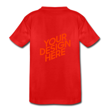 Lade das Bild in den Galerie-Viewer, Kids’ Heavy Cotton T-Shirt selbst gestalten und bedrucken - Rot

