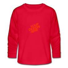 Lade das Bild in den Galerie-Viewer, Teenager Longsleeve mit vollem Arm - Rot
