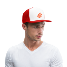 Lade das Bild in den Galerie-Viewer, Trucker Cap selbst gestalten und bedrucken - Weiß/Rot
