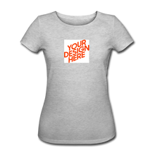 Lade das Bild in den Galerie-Viewer, Damen Bio-T-Shirt von Stanley &amp; Stella selbst gestalten und bedrucken - Grau meliert
