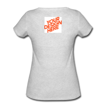 Lade das Bild in den Galerie-Viewer, Damen Bio-T-Shirt von Stanley &amp; Stella selbst gestalten und bedrucken - Grau meliert
