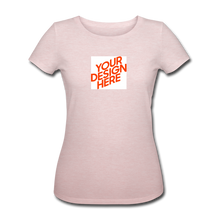 Lade das Bild in den Galerie-Viewer, Damen Bio-T-Shirt von Stanley &amp; Stella selbst gestalten und bedrucken - Rosa-Creme meliert
