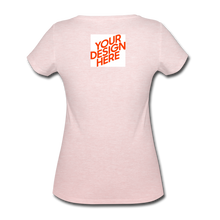 Lade das Bild in den Galerie-Viewer, Damen Bio-T-Shirt von Stanley &amp; Stella selbst gestalten und bedrucken - Rosa-Creme meliert
