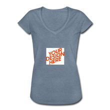 Lade das Bild in den Galerie-Viewer, Women’s Vintage T-Shirt elbst gestalten und bedrucken - Vintage Denim
