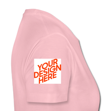Lade das Bild in den Galerie-Viewer, Premium T-Shirt Damen/Frauen selbst gestalten und bedrucken - Hellrosa
