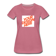 Lade das Bild in den Galerie-Viewer, Premium T-Shirt Damen/Frauen selbst gestalten und bedrucken - Malve
