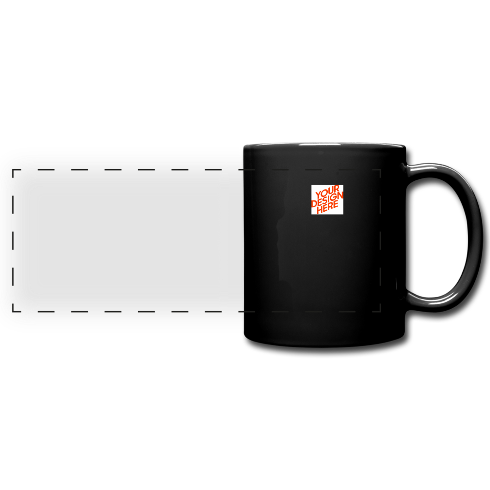 Vollfarb-Panorama-Becher selbst gestalten und bedrucken - Schwarz