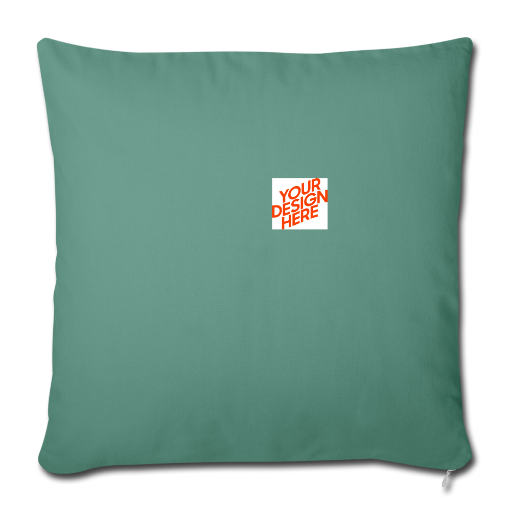 Sofakissen mit Füllung 45cm x 45cm selbst gestalten und bedrucken - Tanngrün
