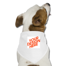 Lade das Bild in den Galerie-Viewer, Hund Bandana selbst gestalten und bedrucken - Weiß
