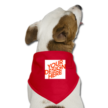 Lade das Bild in den Galerie-Viewer, Hund Bandana selbst gestalten und bedrucken - Rot
