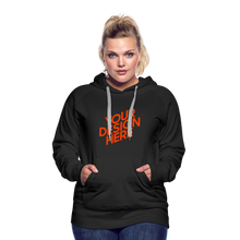 Lade das Bild in den Galerie-Viewer, Damen/Frauen selbst gestalten und bedrucken Premium Hoodie - Schwarz
