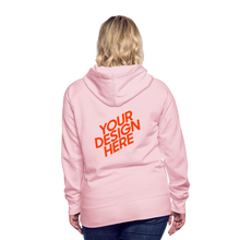 Lade das Bild in den Galerie-Viewer, Damen/Frauen selbst gestalten und bedrucken Premium Hoodie - Kristallrosa
