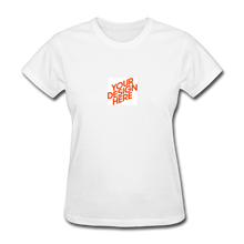Lade das Bild in den Galerie-Viewer, Frauen Gildan Heavy T-Shirt selbst gestalten und bedrucken - Weiß

