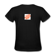 Lade das Bild in den Galerie-Viewer, Frauen Gildan Heavy T-Shirt selbst gestalten und bedrucken - Schwarz
