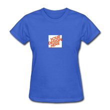 Lade das Bild in den Galerie-Viewer, Frauen Gildan Heavy T-Shirt selbst gestalten und bedrucken - Königsblau
