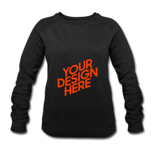 Lade das Bild in den Galerie-Viewer, Bio Sweatshirt by Stanley &amp; Stella Damen/Frauen selbst gestalten und bedrucken - Schwarz
