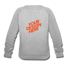 Lade das Bild in den Galerie-Viewer, Bio Sweatshirt by Stanley &amp; Stella Damen/Frauen selbst gestalten und bedrucken - Grau meliert
