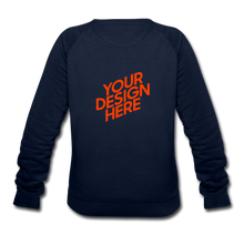 Lade das Bild in den Galerie-Viewer, Bio Sweatshirt by Stanley &amp; Stella Damen/Frauen selbst gestalten und bedrucken - Navy
