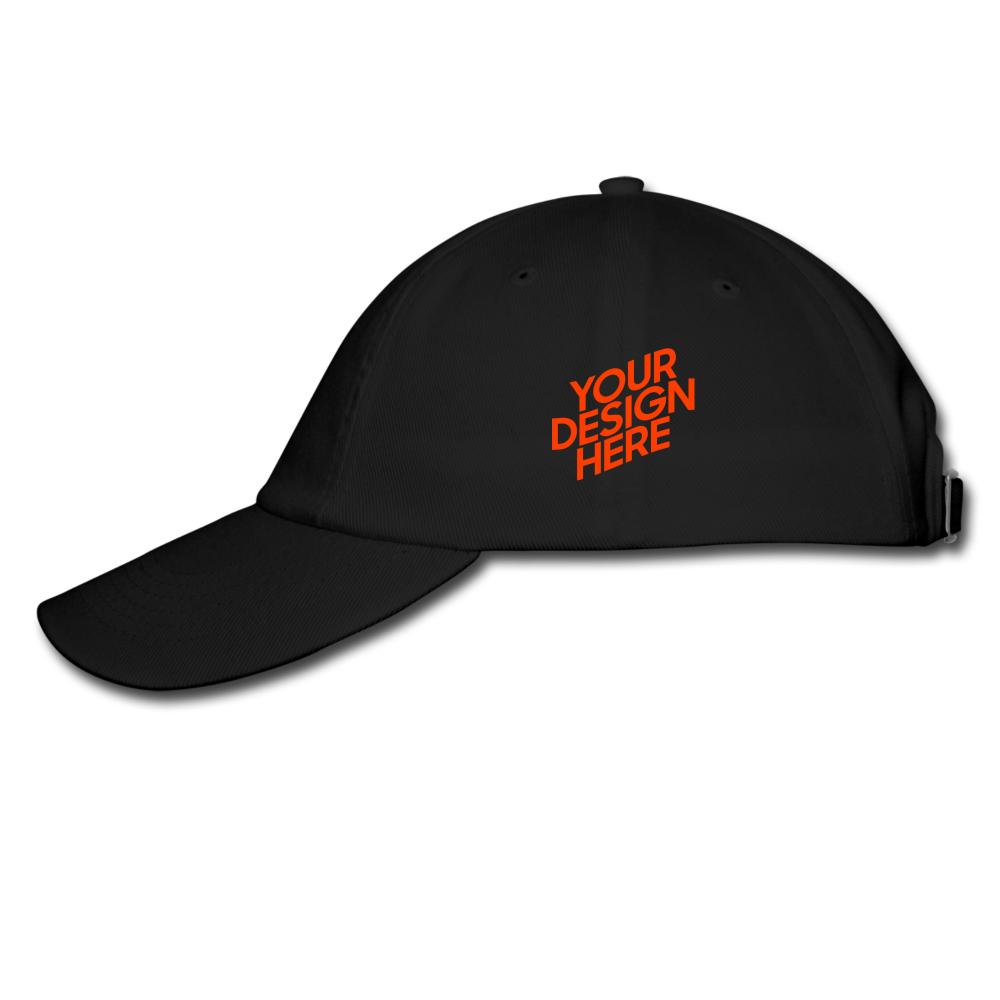 Vater Hüte Baseballmützen selbst gestalten - black/black