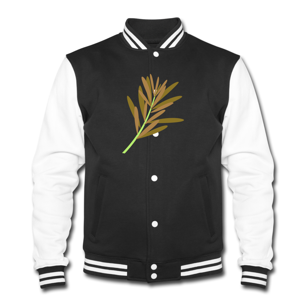 College Sweatjacket Jacken Herren/Männer selbst gestalten und bedrucken - black/white