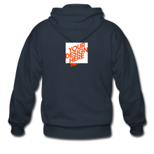 Lade das Bild in den Galerie-Viewer, Premium Hooded Jacket Herren/Männer selbst gestalten und bedrucken - navy
