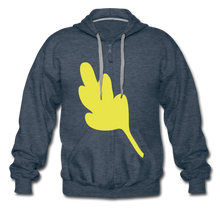 Lade das Bild in den Galerie-Viewer, Premium Hooded Jacket Herren/Männer selbst gestalten und bedrucken - heather denim

