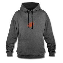 Lade das Bild in den Galerie-Viewer, Contrast Colour Hoodie Herren/Männer selbst gestalten und bedrucken - charcoal/black
